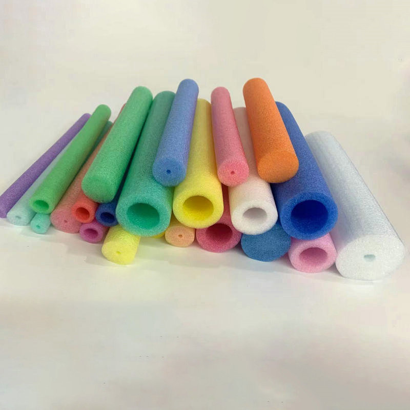 厂家供应EPE彩色珍珠棉空心管 海绵高密度包装材料快递缓冲泡沫棉