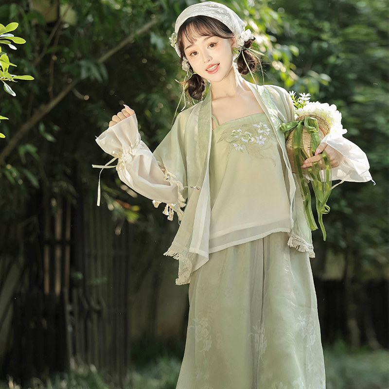 Original Hanfu lantern pants with Chinese elements, versatile for daily commuting, super fairy-like summer outfit, improved Hanfu Original Hanfu lantern pants with Chinese elements, versatile for daily commuting, super fairy-like summer outfit, improved Hanfu