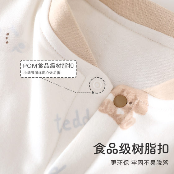Newborn Clothes Cotton-padded Winter Baby Warm-keeping Thickened Hakayama Climbing Clothes All-over Coat Baby Cotton-padded Coat