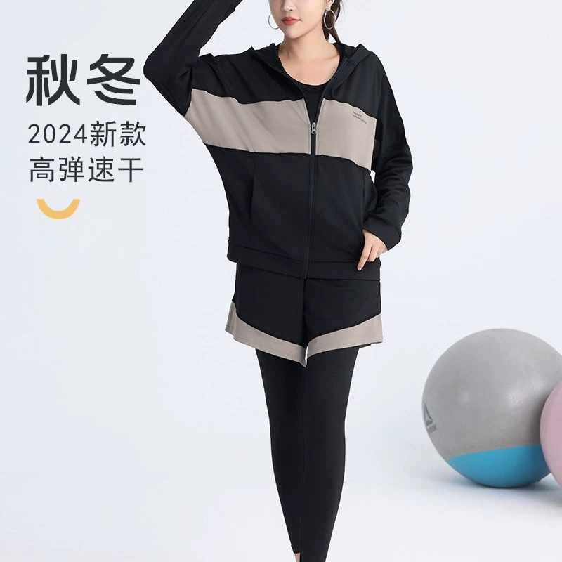 Спортивная одежда для йоги, комплект для тренировок в зале, AliExpress, большие размеры, свободный крой