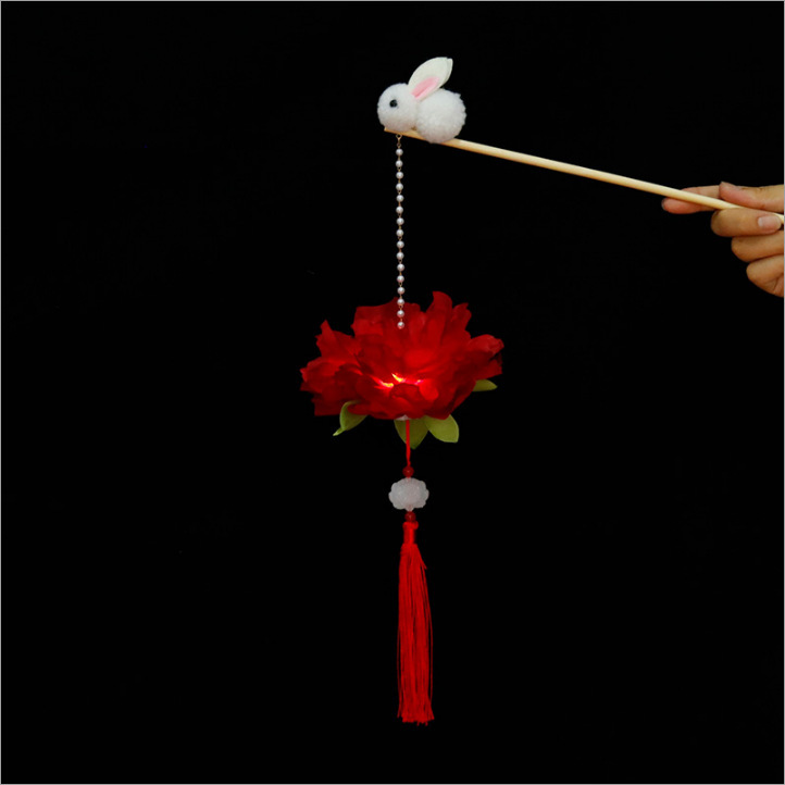 中秋節の新作蝶型花灯、お祭りの雰囲気を演出する光る手持ち写真撮影用アクセサリー、屋台卸売、国潮ランタン|undefined