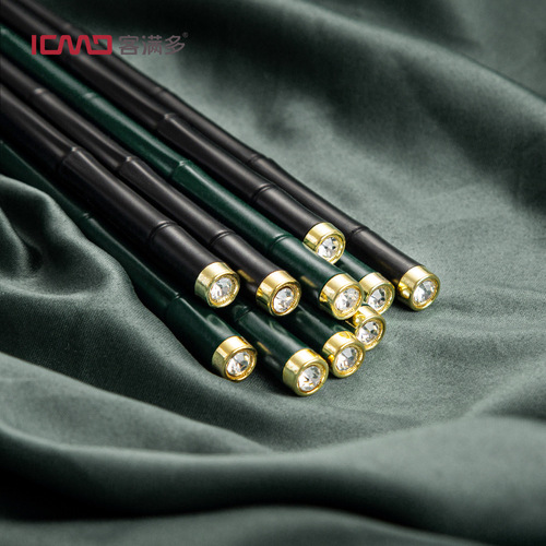 Kemanduo Alloy Chopsticks Household 304 Stainless Steel Chopsticks Gift Box Nordic Style Tableware Manufacturer Wholesale Serving Chopsticks