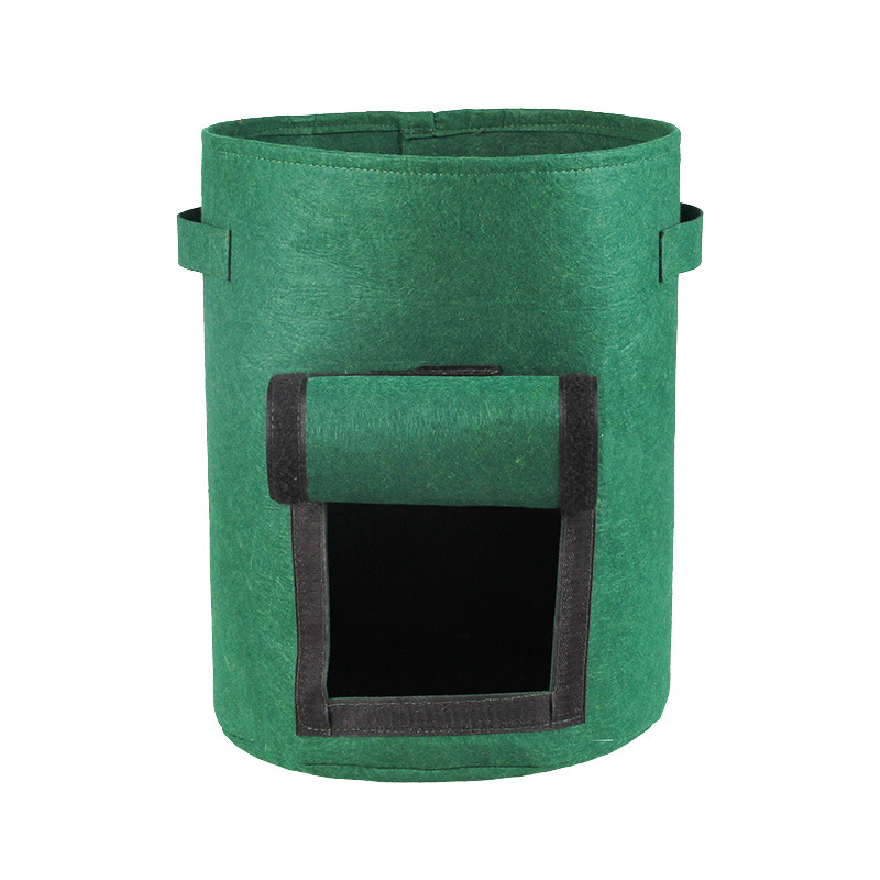 Barril de siembra de fieltro barril de siembra de papa no tejida Balcón de patata dulce bolsa de planta de fresa al por mayor