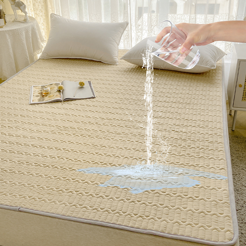 크림카키 5겹 방수 매트리스