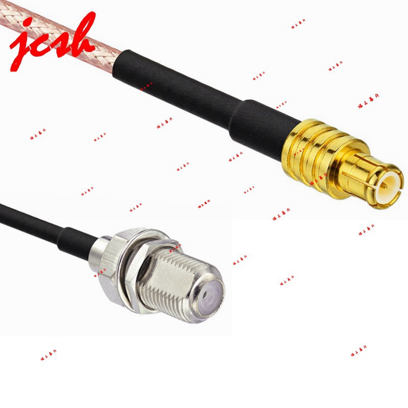 SMA-KY英制母头转MCX-J公头延长RG316双银高温射频RF线