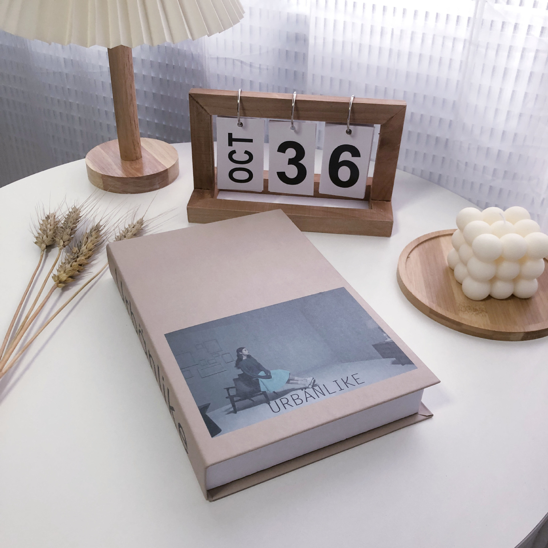 Libros falsos plegables estilo nórdico/INS, props de fotografía, decoración suave, muestra de fábrica