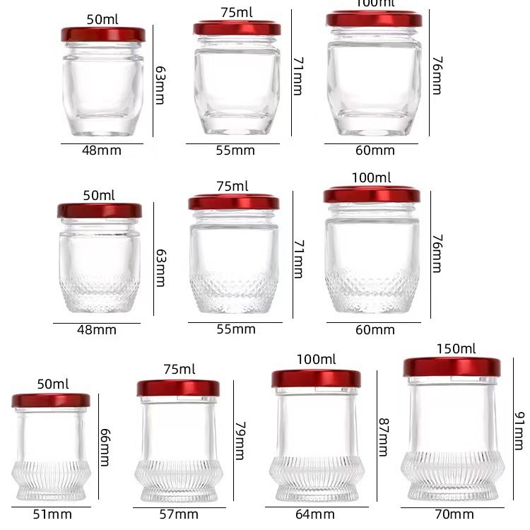 鲜炖燕窝瓶子 燕窝瓶 家用耐高温加厚玻璃分装瓶可印logo工厂直销