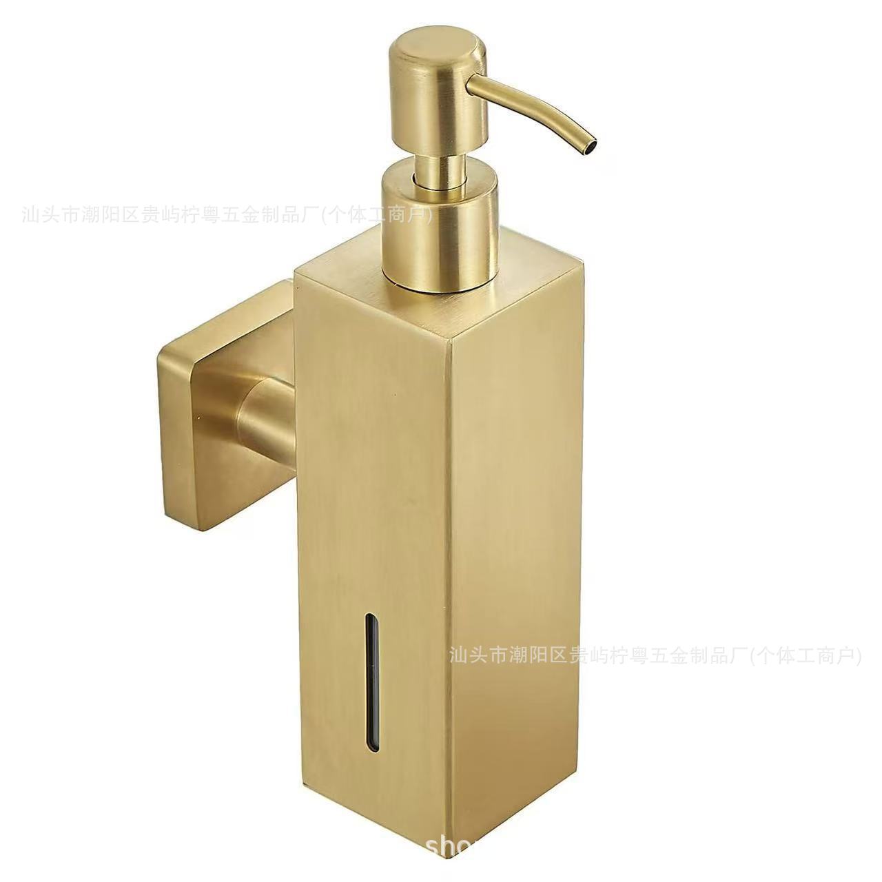 jabón de acero inoxidable tipo de pared de baño de hotel champú líquido de baño botella de presión desinfectante de manos suministro transfronterizo exclusivo