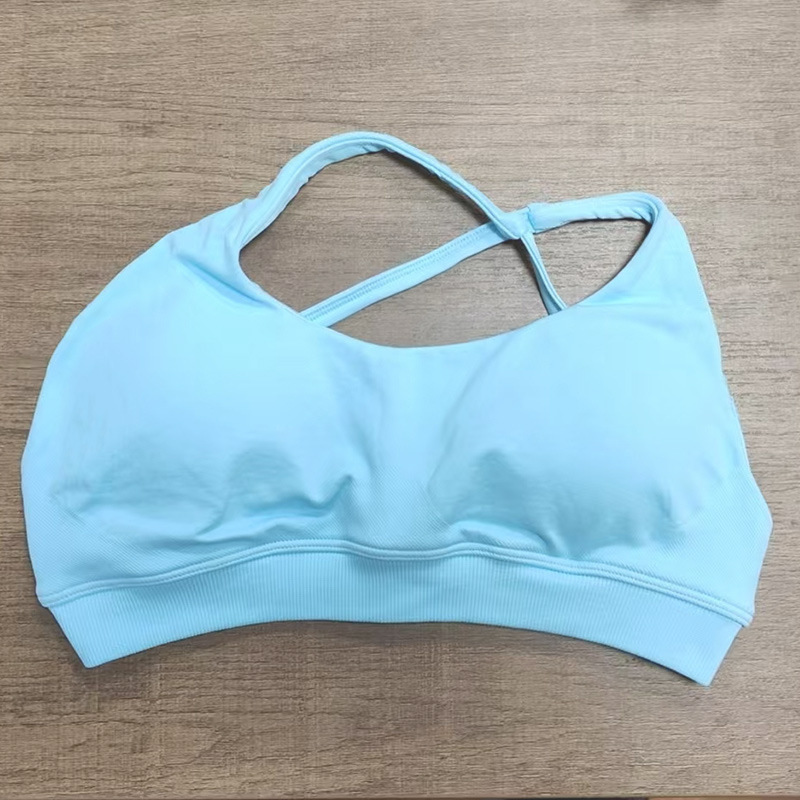 Amazon 高弾性マットナイロンホルターネック美しい背中シームレススポーツベストバックレス耐衝撃ヨガウェアブラジャー女性用|undefined