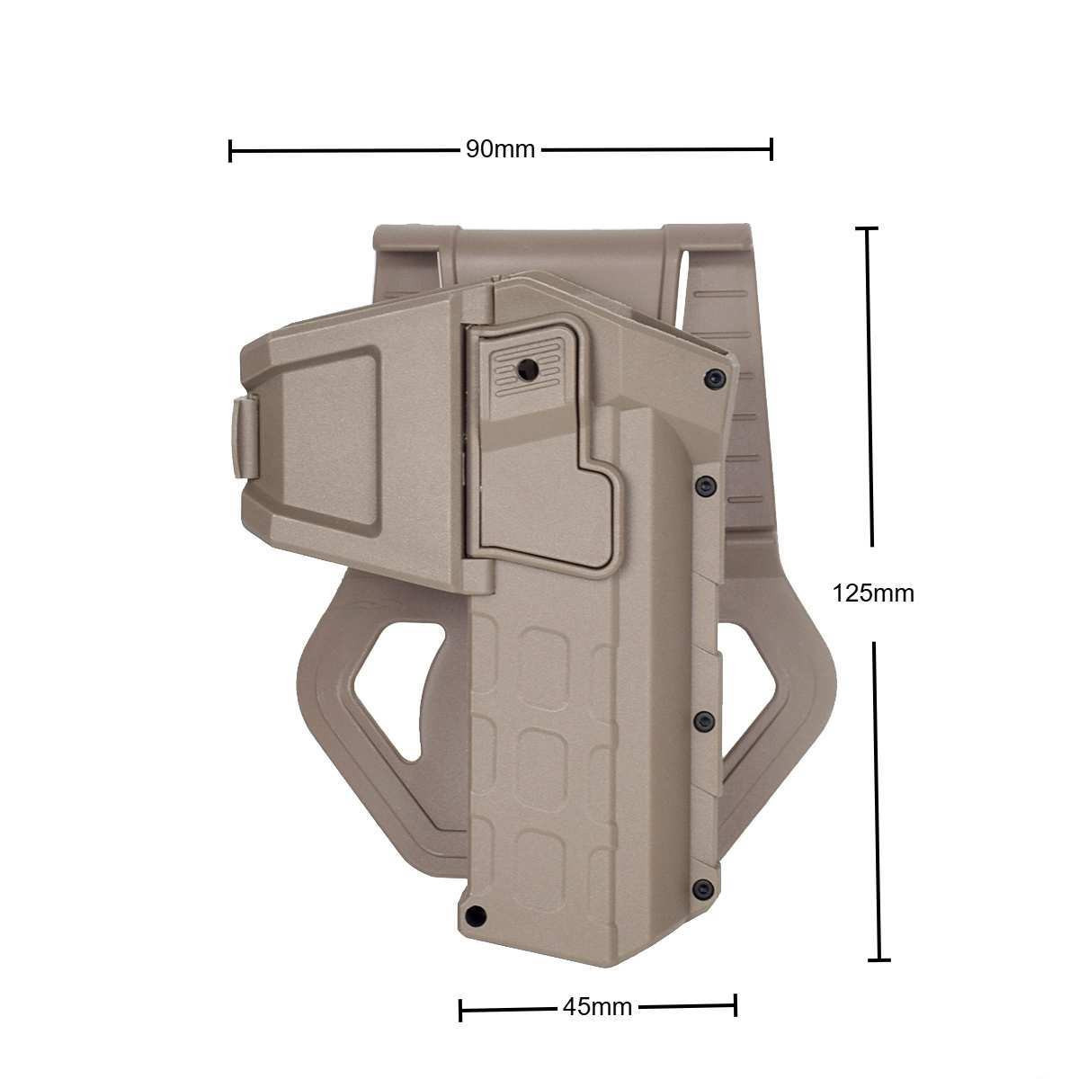Funda táctica de alta calidad para pistola de juguete Glock G19, de extracción rápida, para cintura, de plástico, para uso transfronterizo. image 3