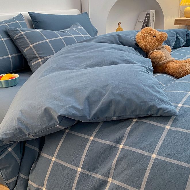 Funda de edredón de algodón de algodón de una sola pieza 180x220 Funda de edredón individual 150x200x230cm Funda de edredón simple de lujo ligero de alta gama