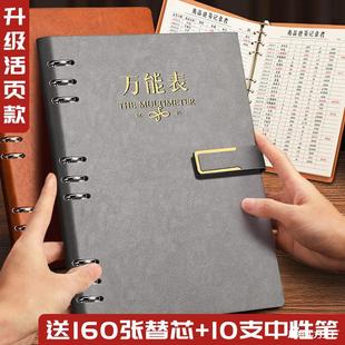Wholesale 4-Form Loose-Leaf Inventory Sheet Multi-Functional Self-Filling Attendance Accounting Book Detailed Ledger General Inventory