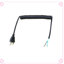 廠家供應PU伸縮螺旋電源線耐凍耐高溫彈簧電纜耐折螺旋電纜