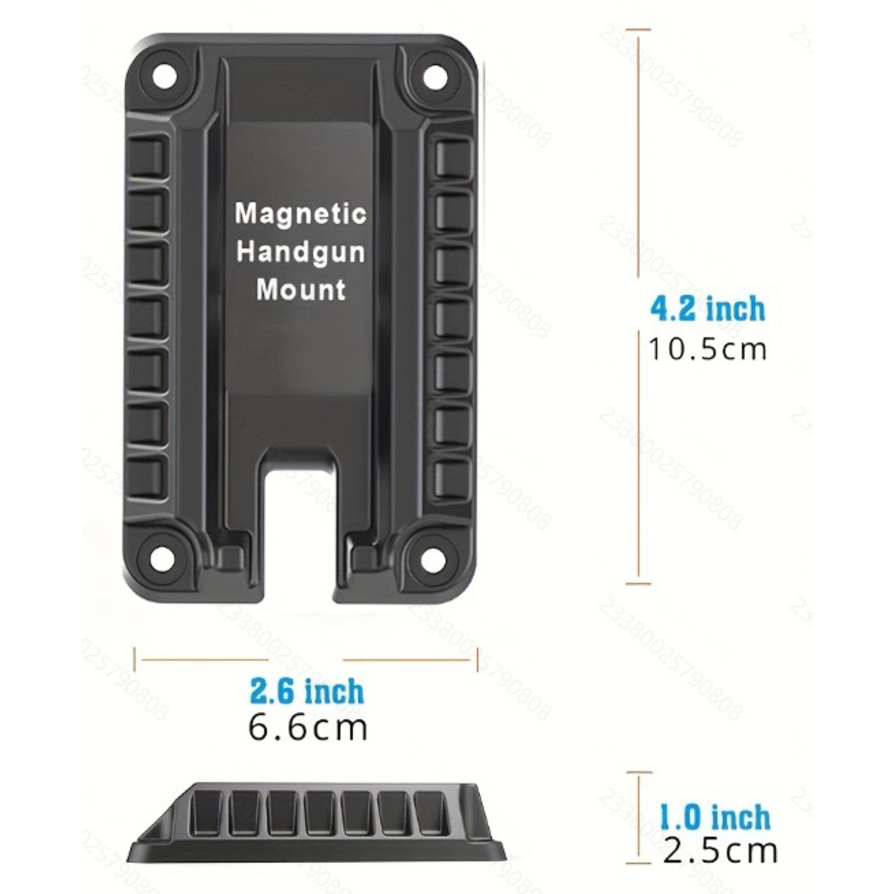 亚马逊枪支架43LBS枪底座GLOCKMagnetGunMountHolster强磁枪架