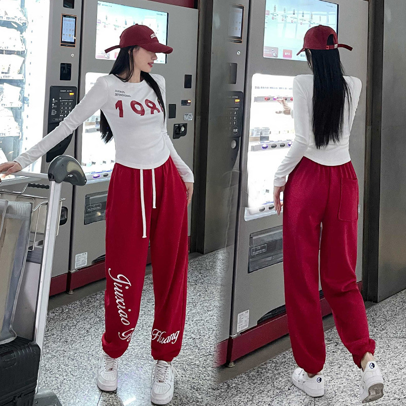 1984 Plush half letter T+ 8830 motion leisure time fashion Shuffle suit Clothes /36 pants 55/62