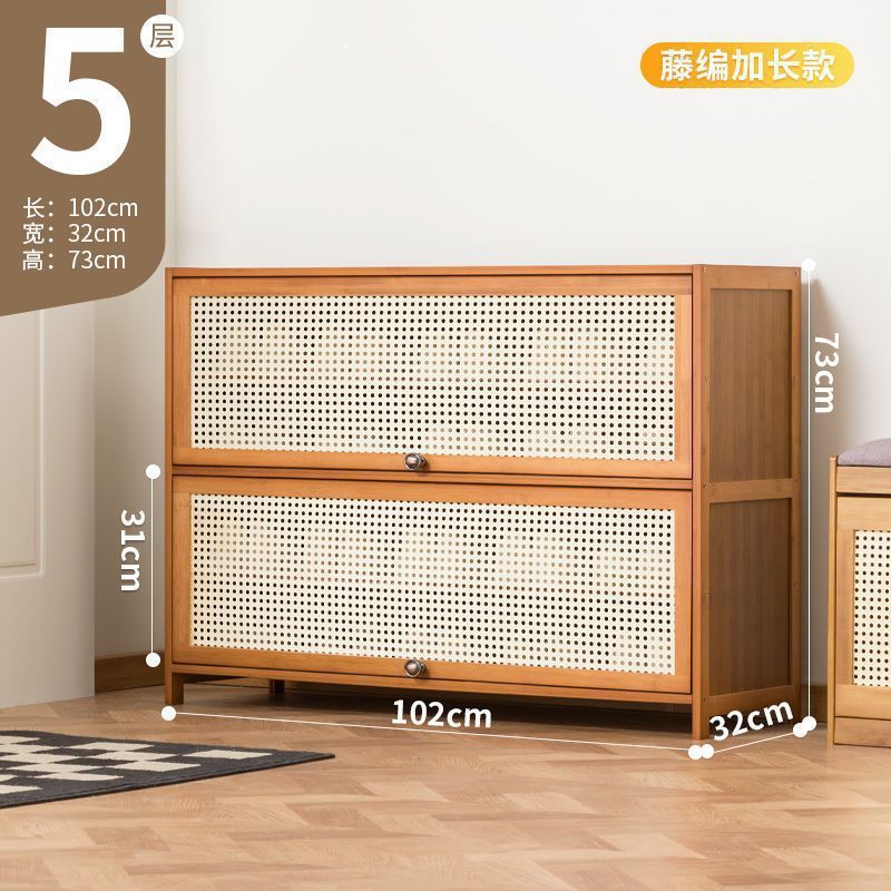 Fábrica directa puerta doméstica almacenamiento interior de gran capacidad ahorrar espacio gabinete de zapatos simple a prueba de polvo dormitorio de alquiler de vivienda
