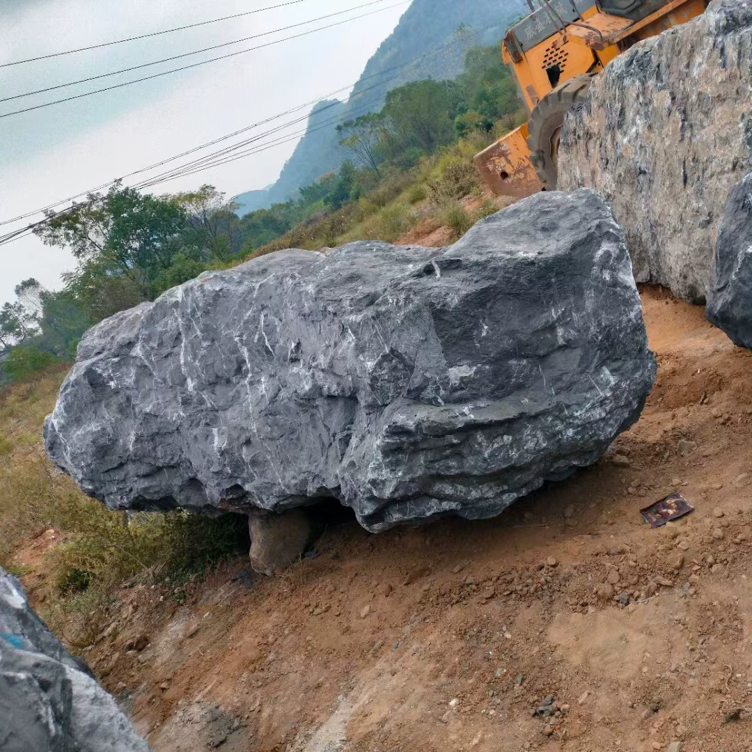 Ландшафтный камень Дикая гора Камень Черная гора Камень Сад Камень Газон Камень Ворот