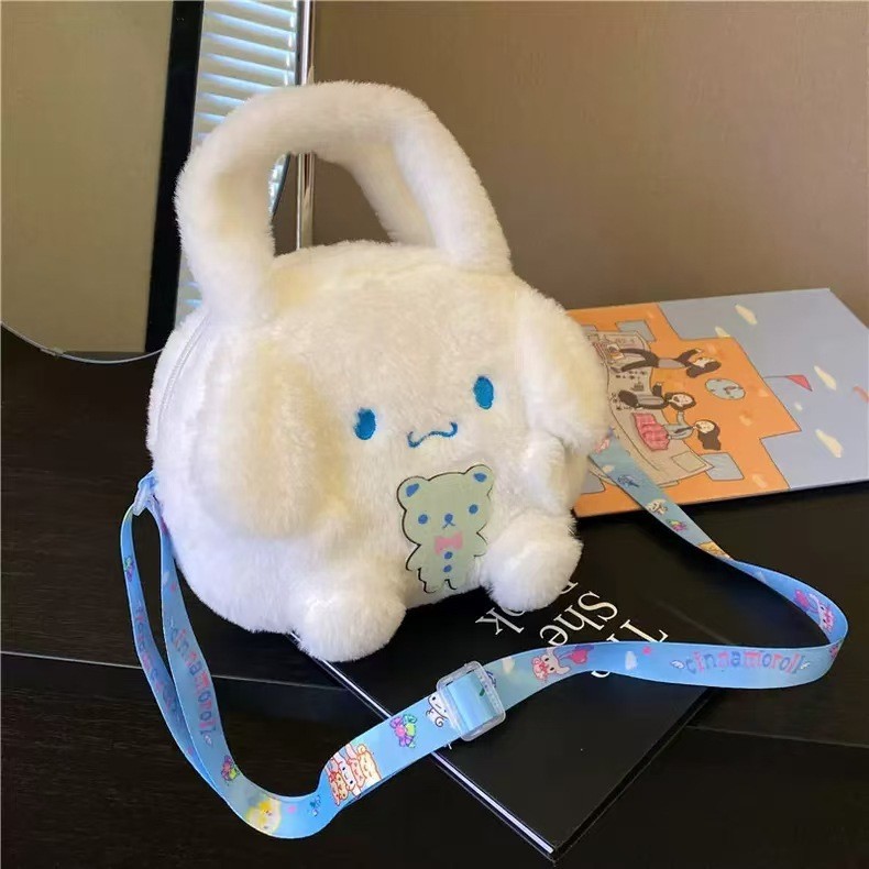 옥 계피 긴 어깨끈 핸드백