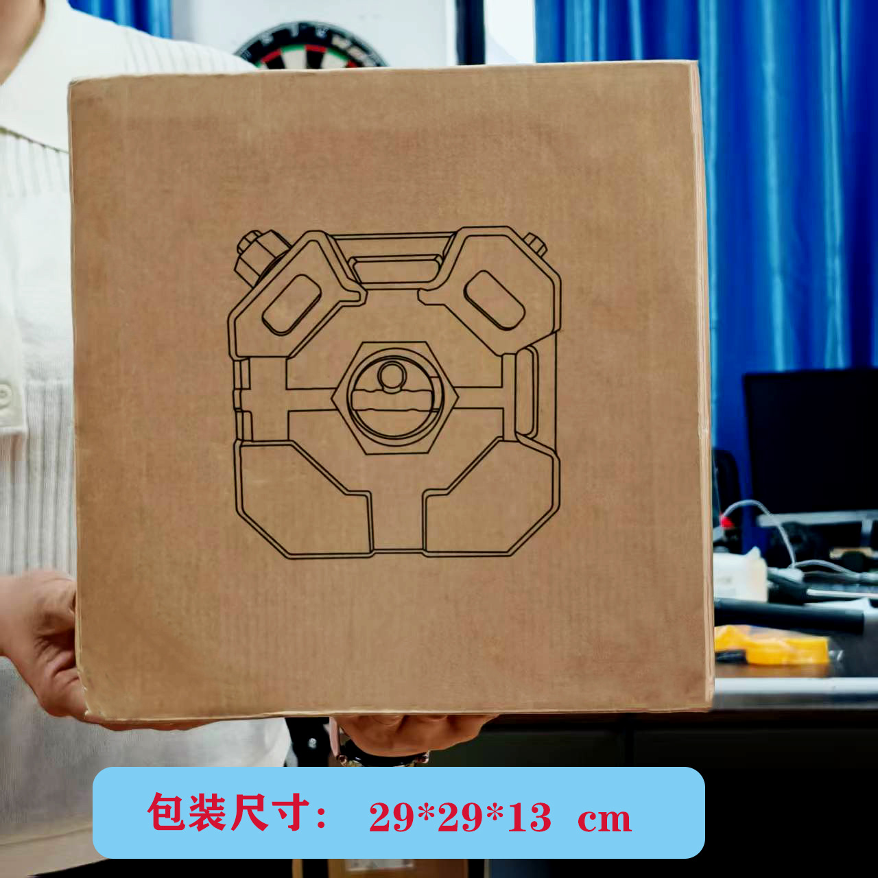 Portable Plastic Thickeneded Explosion-Proof Gasoline 5L Oil Barrel Car Motorcycle Spare Fuel Tank Off-Road Self-Driving Equipment Modification