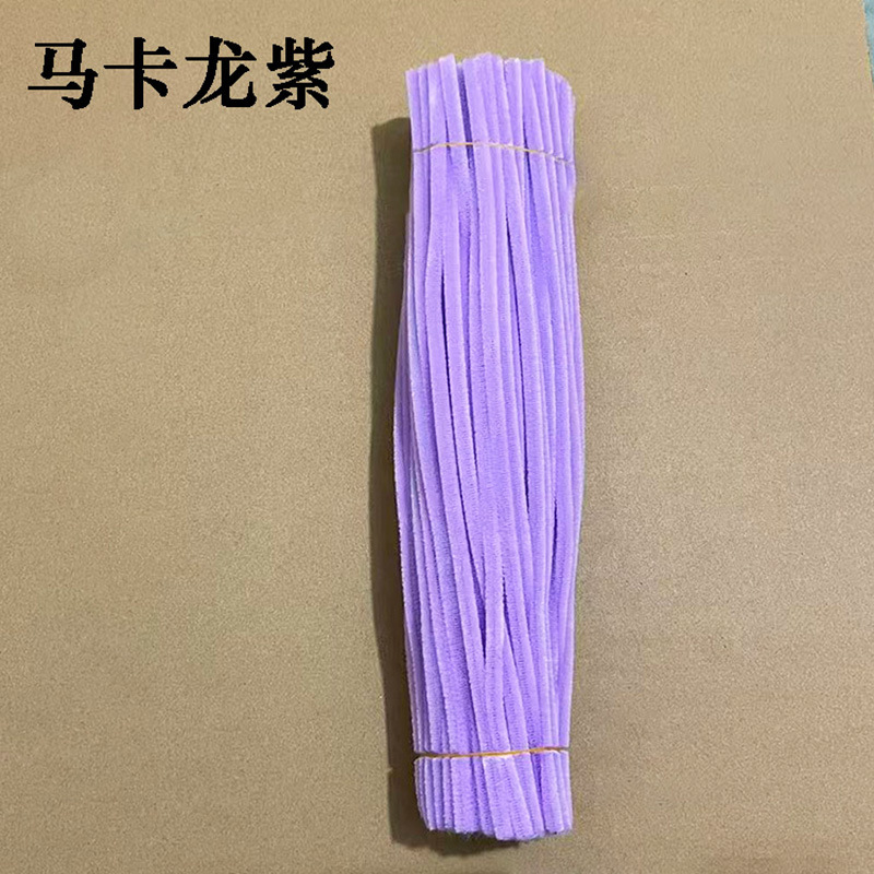 Macarón cifrado varilla de torsión niños DIY material paquete ramo de lana peluche juguetes hechos a mano al por mayor