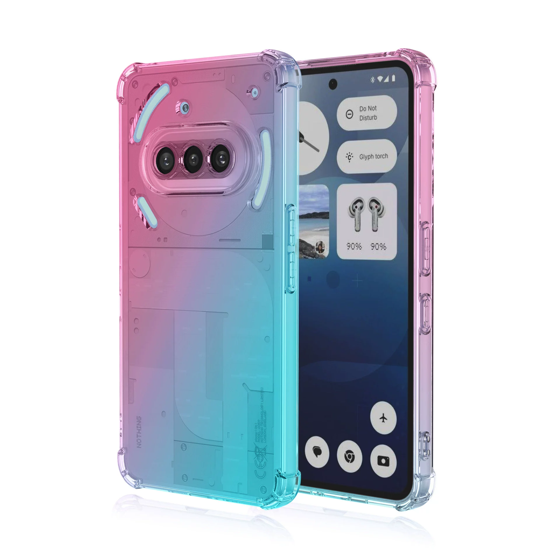 Чехол Nothing Phone3 CMF чехол Phone2pro противоскольжение градиентный цвет для Phone 2A