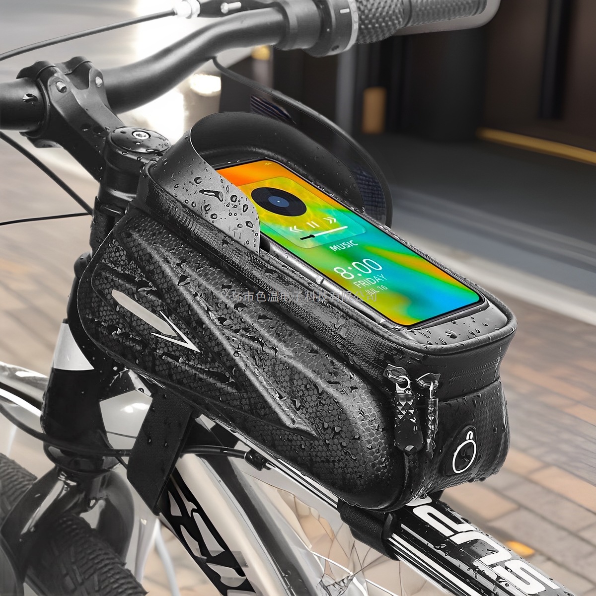 Bicycle Front Frame Bag, Mountain Bike Phone Storage, Bicycle Front Hanging Bag, Waterproof Gear Accessories, Cycling Bag, Hard Shell