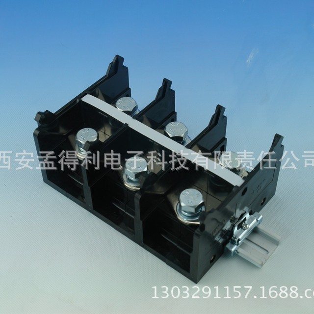 上海雷普大电流端子UN300BK 3P 日式接线端子 品牌授权代理