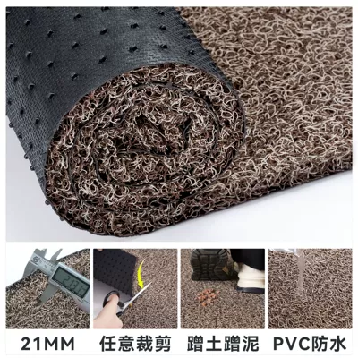 Nail Bottom Thickened Silk Ring – Avtomobil döşəmə paspasları - m-brown-extra-thick-encryption-21mm-6080cm