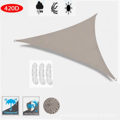 shade and protection from rain — Avtomobil yan çətirləri - khaki-2x2x2m