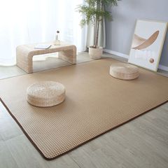 和风藤编み畳カーペットリビング寝室ベランダ畳フロアマットお部屋夏ベッドサイド爬行凉席マット