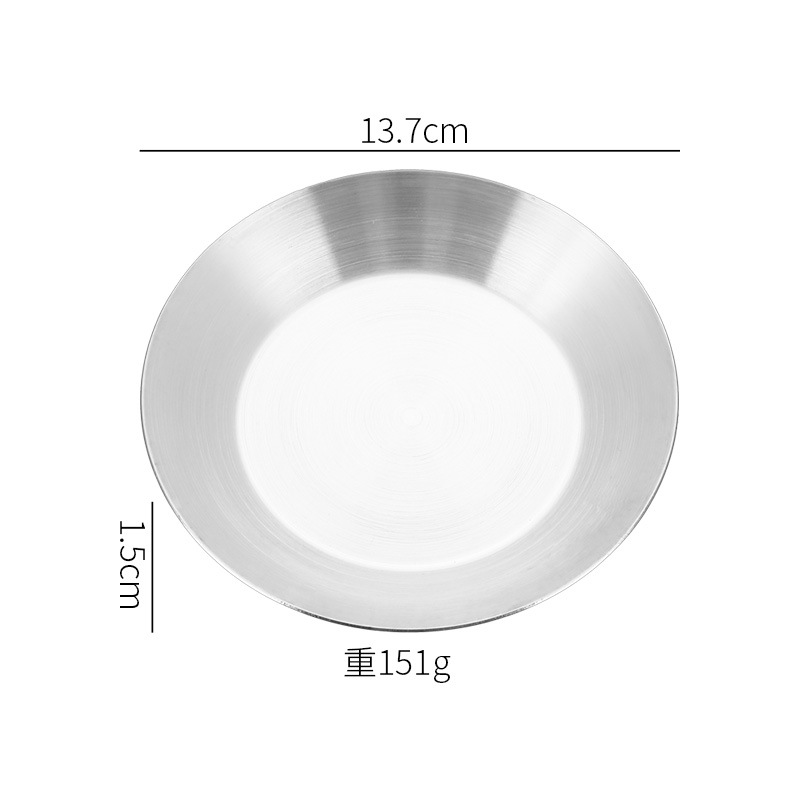 Creativo 304 de acero inoxidable plato de aperitivos plato de encurtido plato de sushi japonés comercial plato de cocina plato de cena plato de inmersión image 14