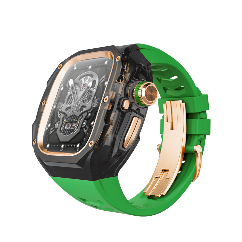 防刮花 适用苹果手表保护壳iWatch Ultra3快拆透明表壳49mm改装壳|undefined