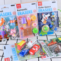Cute animals, cute things, eraser set, stationery set, Children’s Day prizes, Christmas gifts, end-of-term prizes, stationery