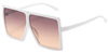 Trend glasses, fashionable multicoloured sunglasses, European style, plus size