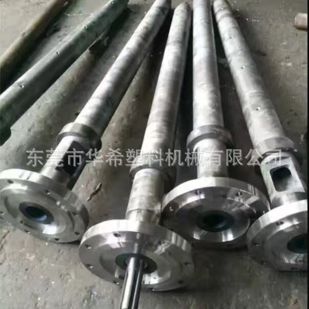 东莞商家   φ65规格 饮料吸管挤出用挤出机螺杆机筒