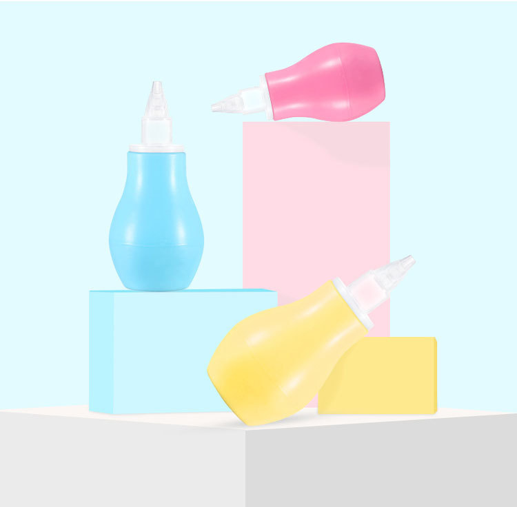 Factory-direct supply pump-style infant baby nasal aspirator cold nasal mucus cleaner silicone baby aspirator