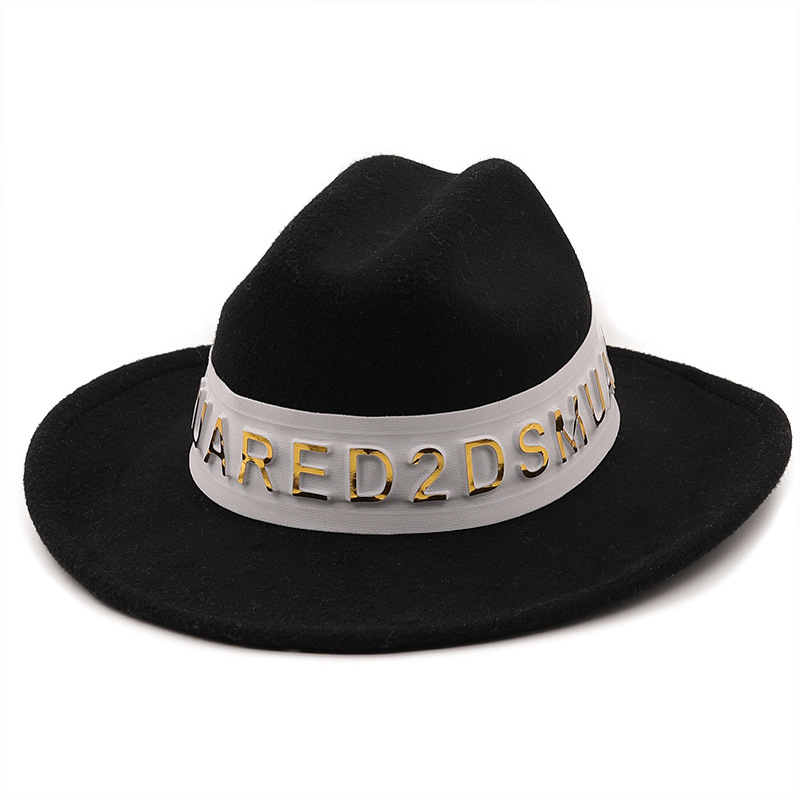 Chapeau Haut De Forme Jazz En Laine Cowboy En Gros Nihaojewelry display picture 28