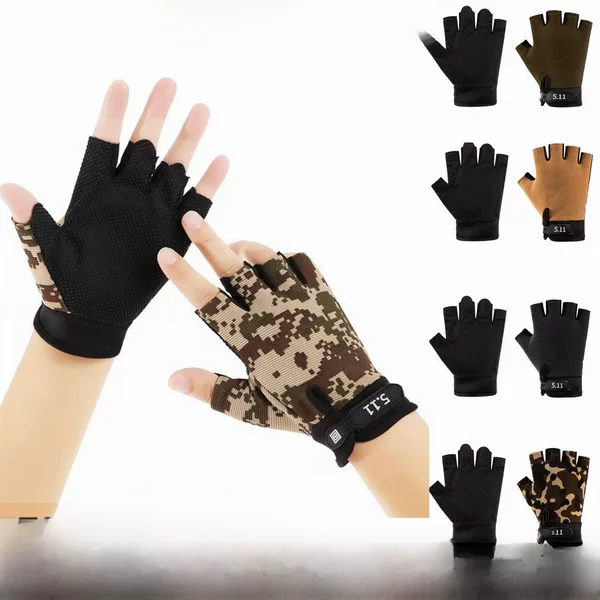 Tactical half finger gloves men and women non-slip wear-resistant breathable outdoor training riding military fans tactical 511 factory wholesale
