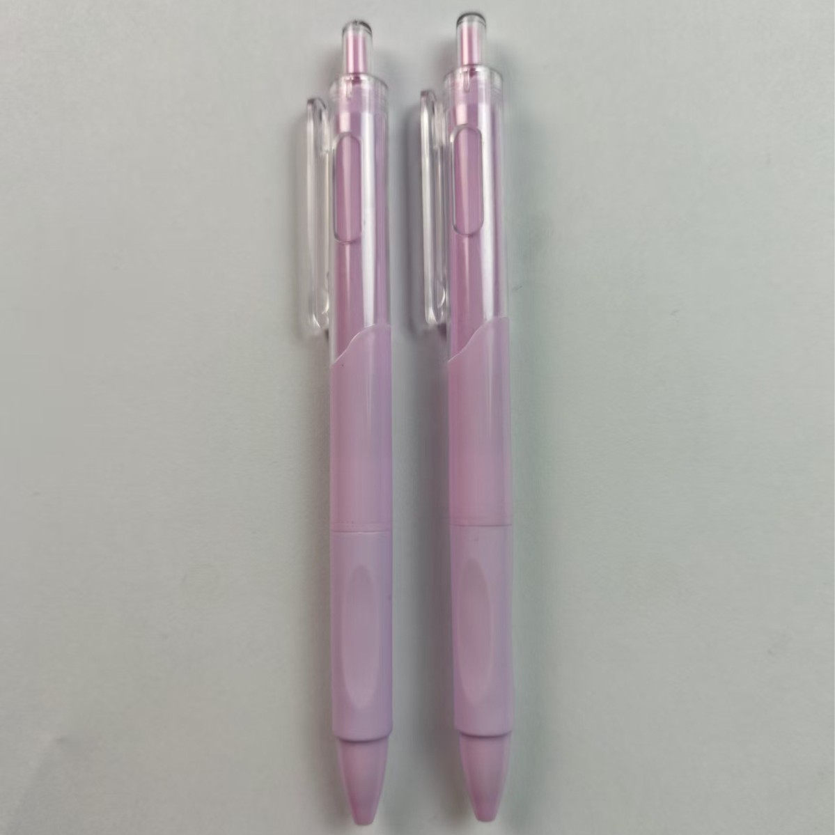 ST cabeza pequeña pluma blanca estudiante creativo papelería prensa gel pluma postura positiva Oficina Prensa firma a base de agua cepillo pregunta pluma