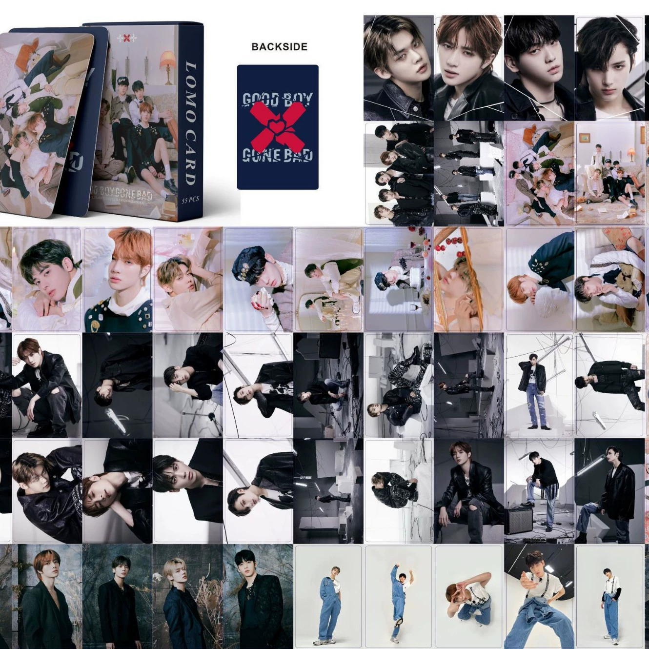 WZ общая цепь пятно 55 BTS STRAY KIDS INK TWICE открытка маленькая карточка LOMO карта