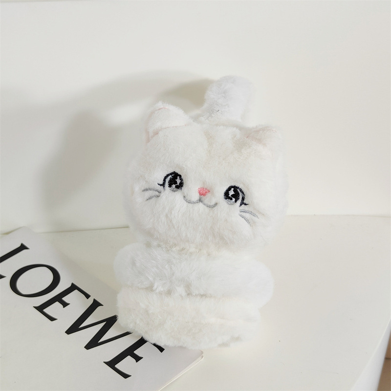 冬のアニメかわいい猫のぬいぐるみ耳カバー学生の耳カバー保温防寒耳耳温耳カバー|undefined