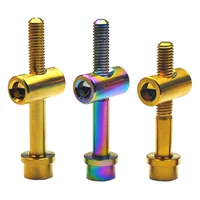 Подходит для супа Thomason God подседельная труба Винт из титанового сплава M5x30/35/40 костюм