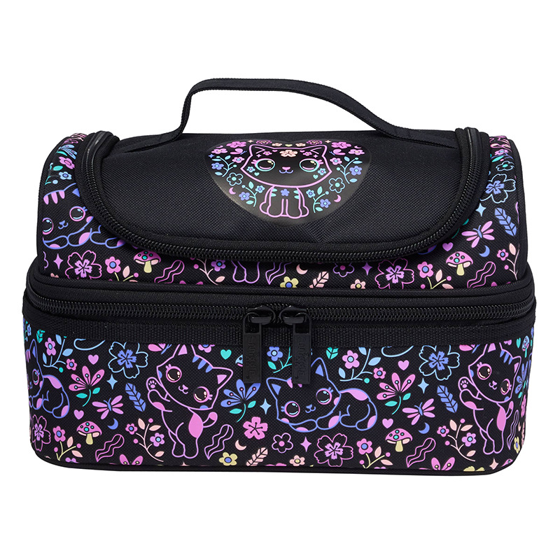 Australia smiggle doble capa Bento bolso caja de almuerzo niños de la escuela primaria BOLSA DE AISLAMIENTO impermeable bolsa de almuerzo grande