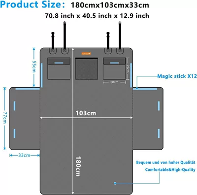 Trunk Mat: Bed, Anti-Dirt Car Mat for