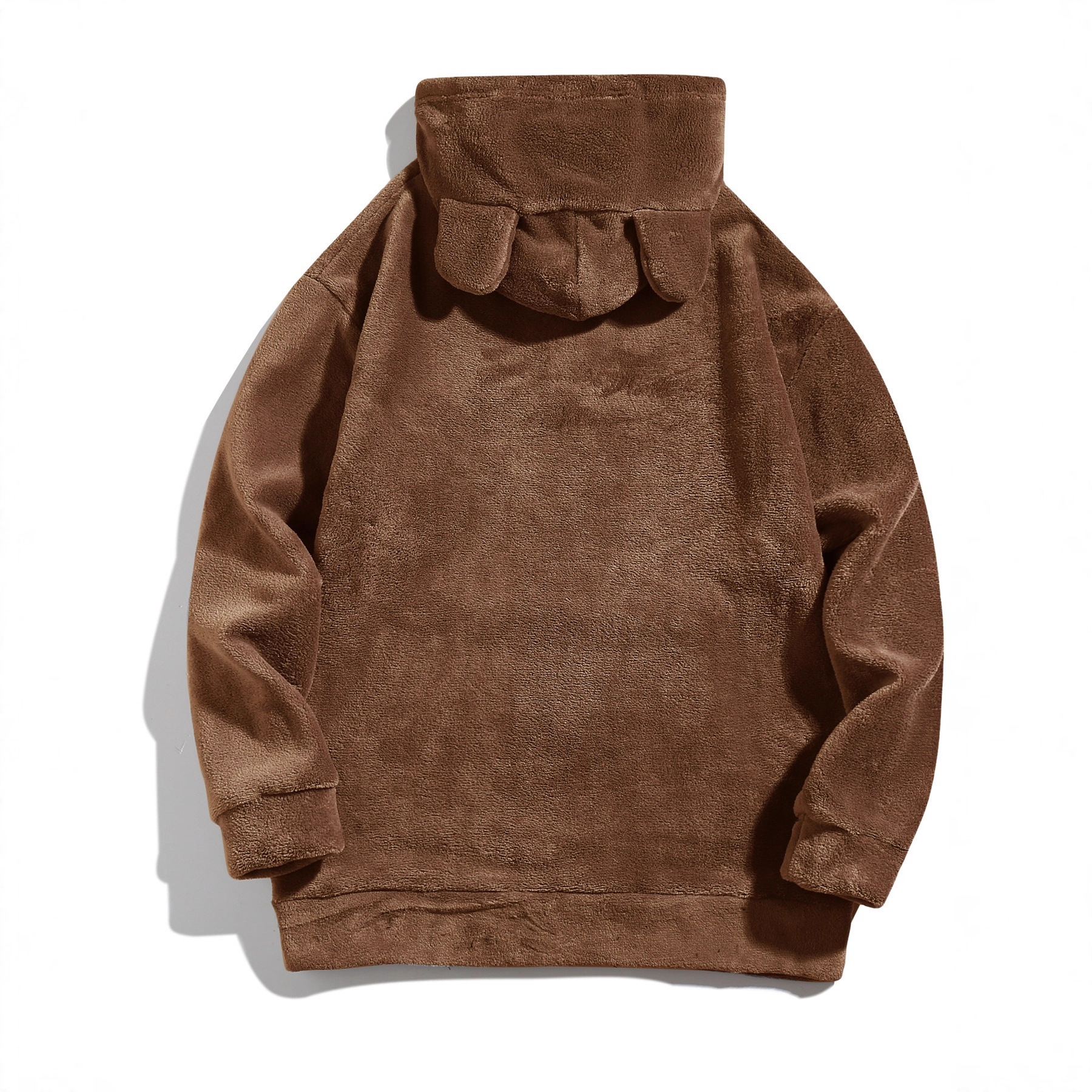 Aliexpress transfronterizo otoño y invierno gran tamaño encapuchado hombre casual personalidad de moda chaqueta de coral chaqueta w chaqueta de hombre