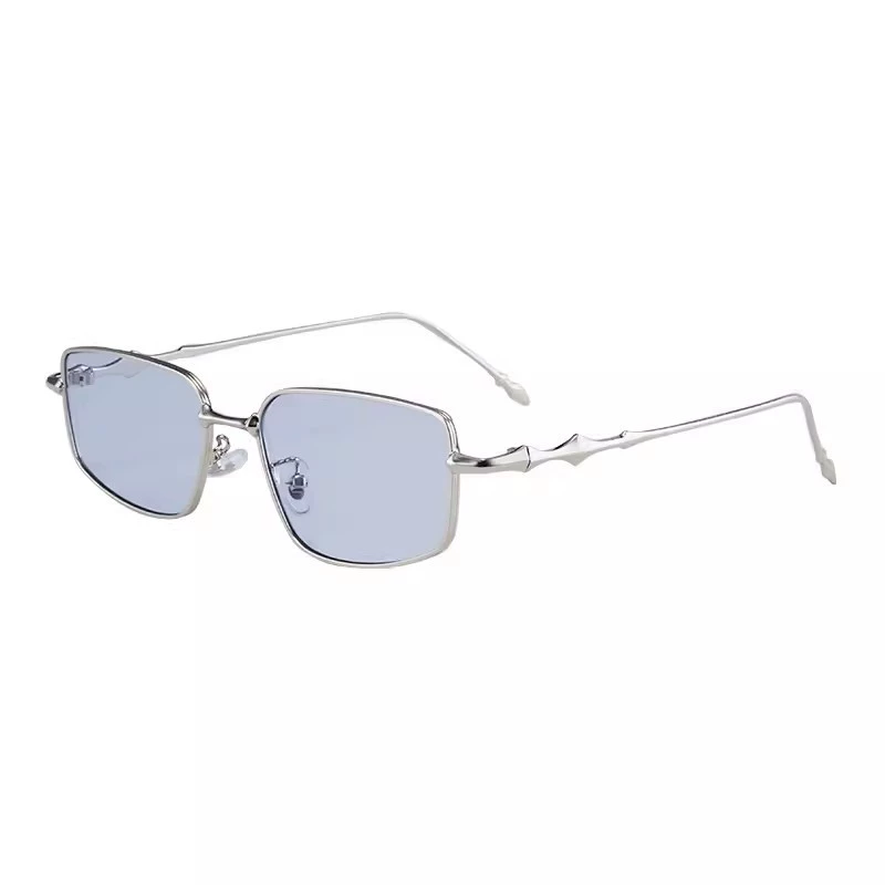 Retro blue sunglasses, glasses solar-powered, high-end, UV protection, 2 carat