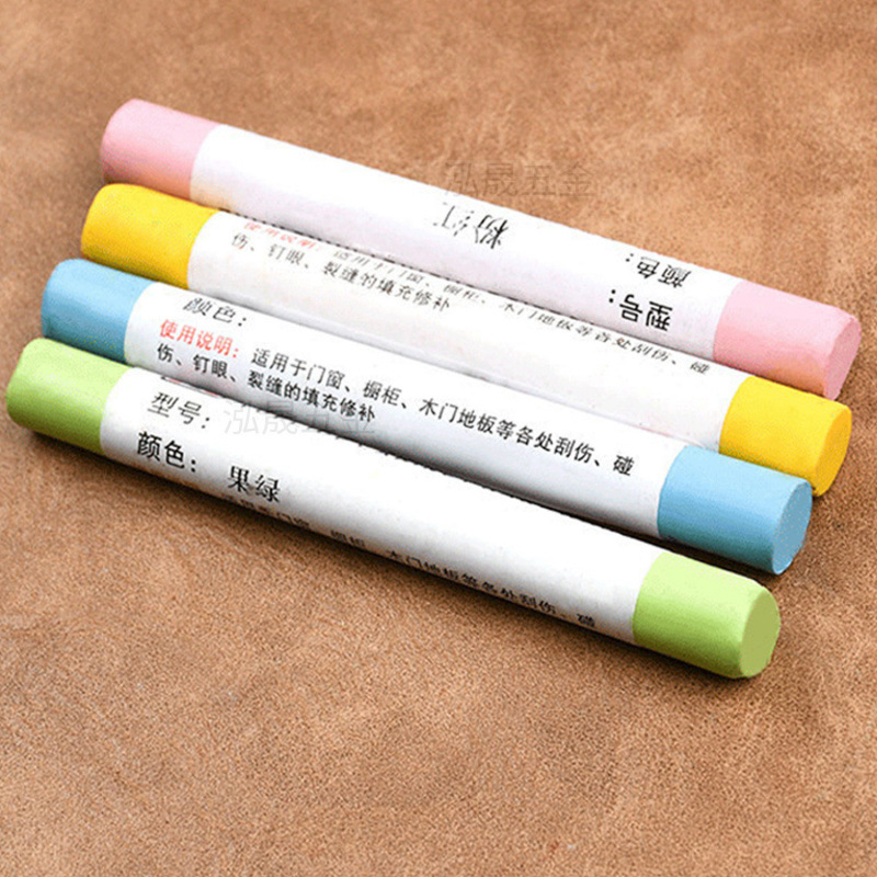 修补蜡笔木工防潮灰色家居家具钉眼坑洞填充补漆笔划痕修补膏修复
