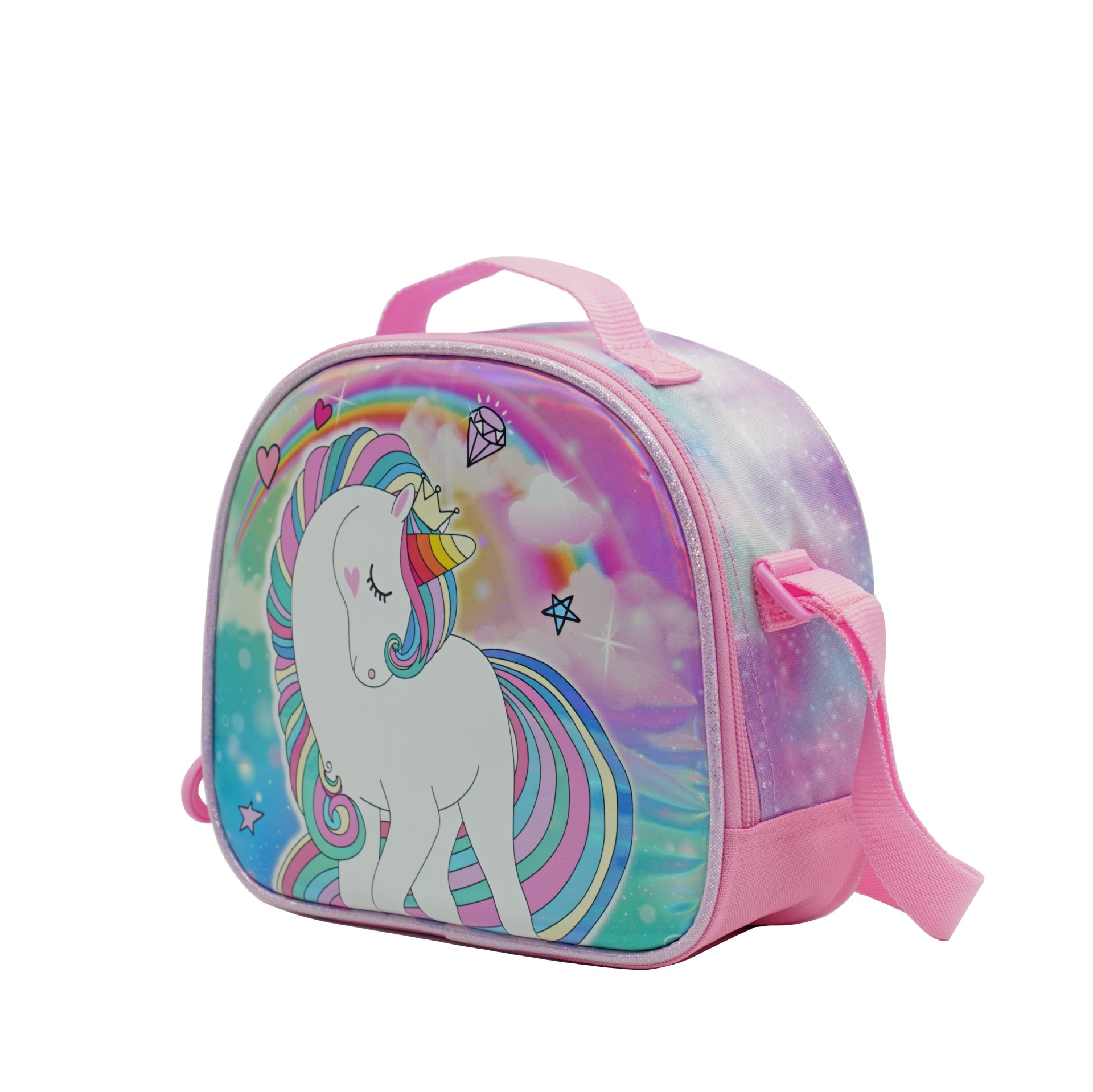 Dibujos animados transfronterizos lindo grado 2-4-6 estudiantes de primaria transpirables para reducir la carga de hombres y mujeres mochilas escolares tridimensionales de hombro para niños de 16 pulgadas