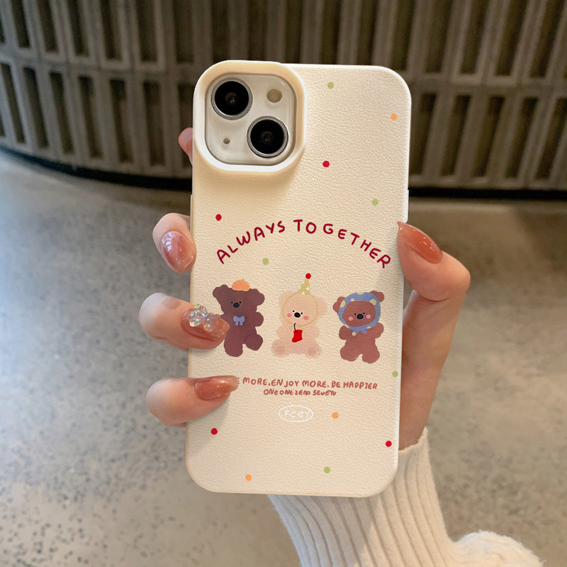 Party Bear for Apple 16 Phone Case iPhone15 New 14plus Fun 13promax Cute 12