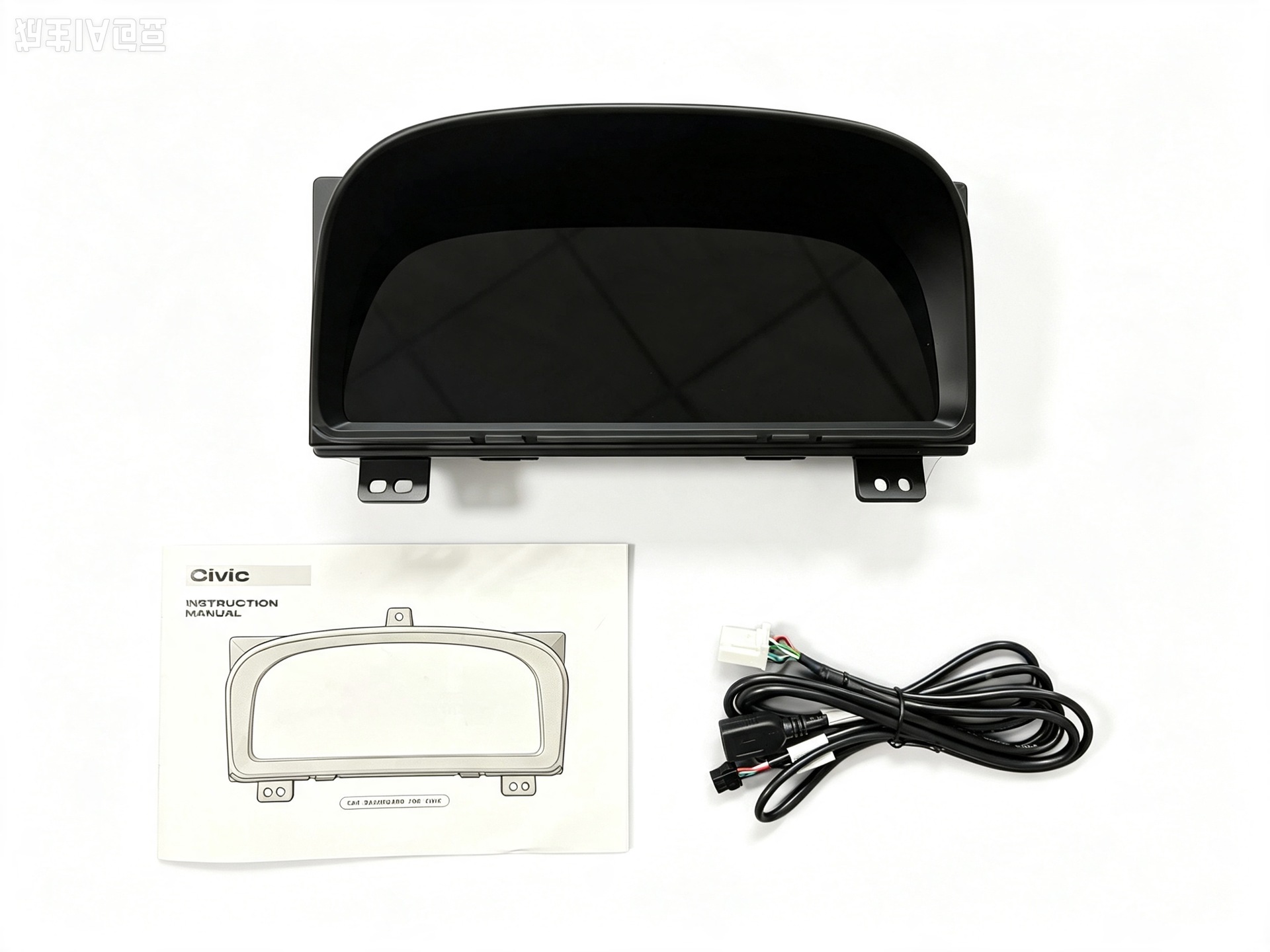 Compatible with Honda 8th generation Civic 2006-2012, full LCD instrument panel non-destructive plug-and-play modification and upgrade